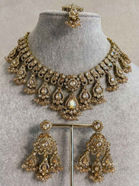 Champagne Necklace set - SOKORA JEWELSChampagne Necklace set