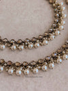 Champagne Pearl Anklets - SOKORA JEWELSChampagne Pearl Anklets