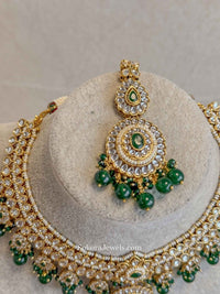 Chhaya Faux Kundan Necklace Sets - SOKORA JEWELSChhaya Faux Kundan Necklace Sets