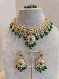Chhaya Faux Kundan Necklace Sets - SOKORA JEWELSChhaya Faux Kundan Necklace Sets