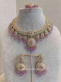 Chhaya Faux Kundan Necklace Sets - SOKORA JEWELSChhaya Faux Kundan Necklace Sets