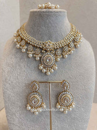 Chhaya Faux Kundan Necklace Sets - SOKORA JEWELSChhaya Faux Kundan Necklace Sets