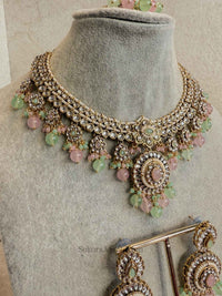 Chhaya Faux Kundan Necklace Sets - SOKORA JEWELSChhaya Faux Kundan Necklace Sets