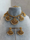 Chitra Large Pearl & Gold set - SOKORA JEWELSChitra Large Pearl & Gold setNECKLACE SETS