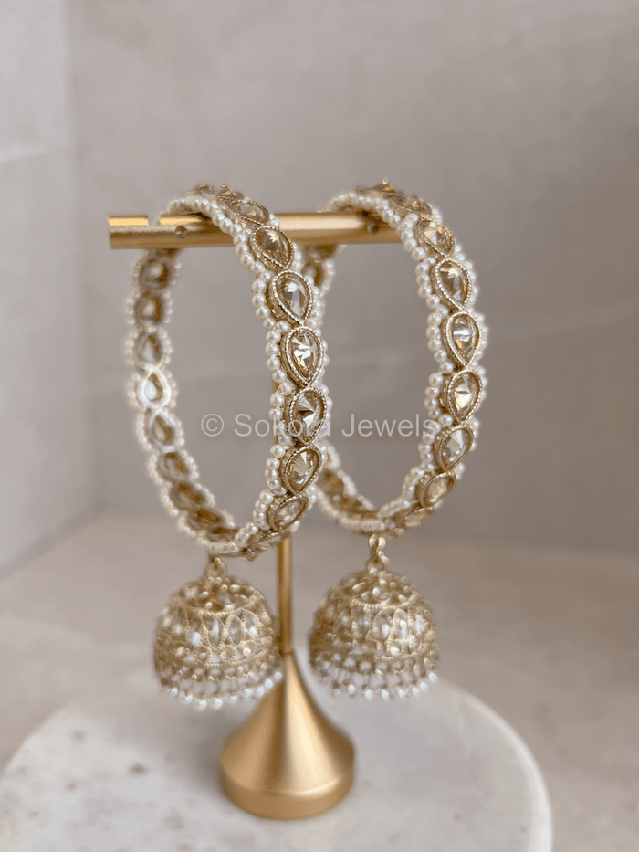 LEILA - pair of kada (champagne)