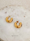 Classic Gold Chunky Hoop Earrings - SOKORA JEWELSClassic Gold Chunky Hoop Earrings