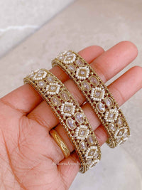 Clear Chunky Kada Bangles - SOKORA JEWELSClear Chunky Kada BanglesBANGLES