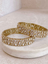 Clear Chunky Kada Bangles - SOKORA JEWELSClear Chunky Kada BanglesBANGLES