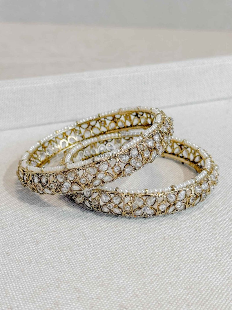 Clear Chunky Kada Bangles - SOKORA JEWELSClear Chunky Kada BanglesBANGLES