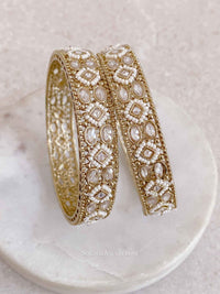 Clear Chunky Kada Bangles - SOKORA JEWELSClear Chunky Kada BanglesBANGLES