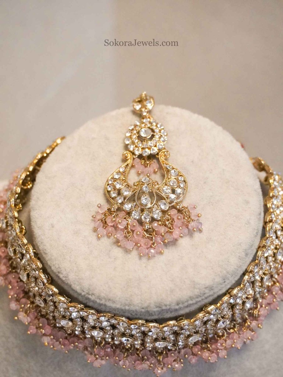 Clear Crystal Choker Set - SOKORA JEWELSClear Crystal Choker Set