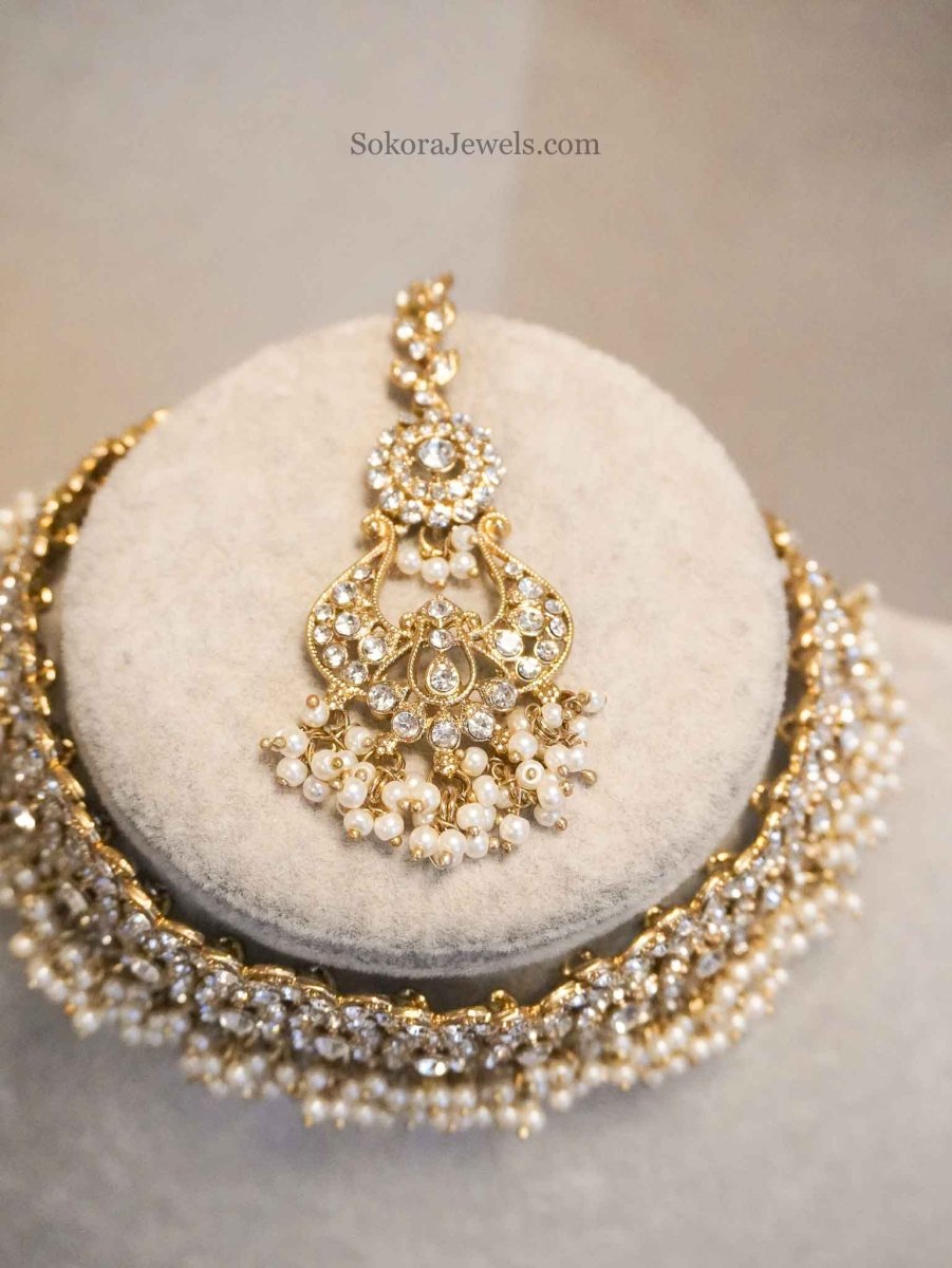 Clear Crystal Choker Set - SOKORA JEWELSClear Crystal Choker Set