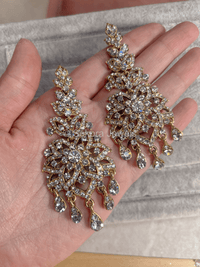 Clear Crystal Earrings - SOKORA JEWELSClear Crystal Earrings