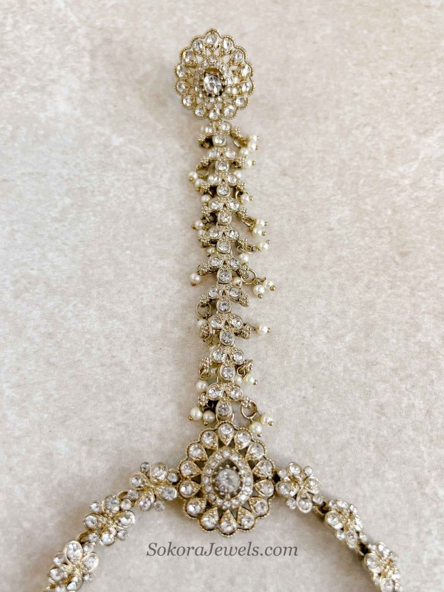 Clear Crystal Hand harness - SOKORA JEWELSClear Crystal Hand harness