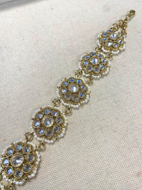 Clear Crystal & Pearl Hair Plait - SOKORA JEWELSClear Crystal & Pearl Hair Plait