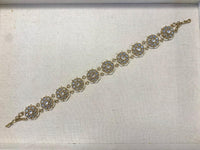 Clear Crystal & Pearl Hair Plait - SOKORA JEWELSClear Crystal & Pearl Hair Plait