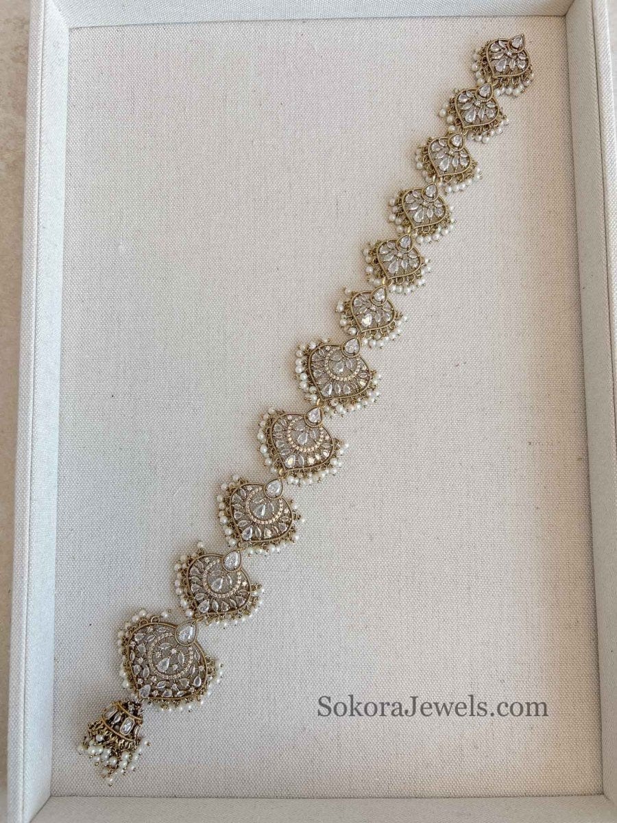 Clear Diamante Hair Accessory - SOKORA JEWELSClear Diamante Hair Accessory