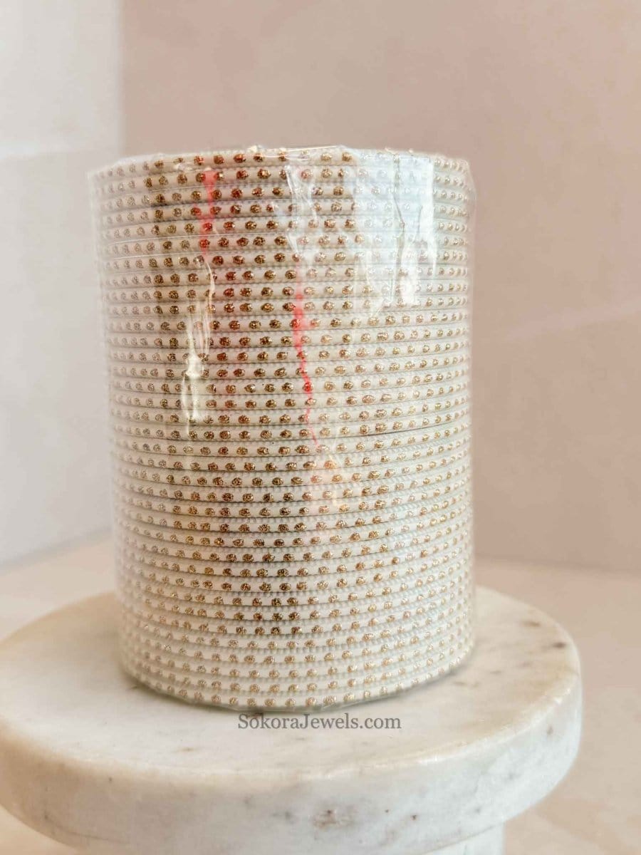 Clearance 2.10 Cream Bangles - SOKORA JEWELSClearance 2.10 Cream BanglesBANGLES