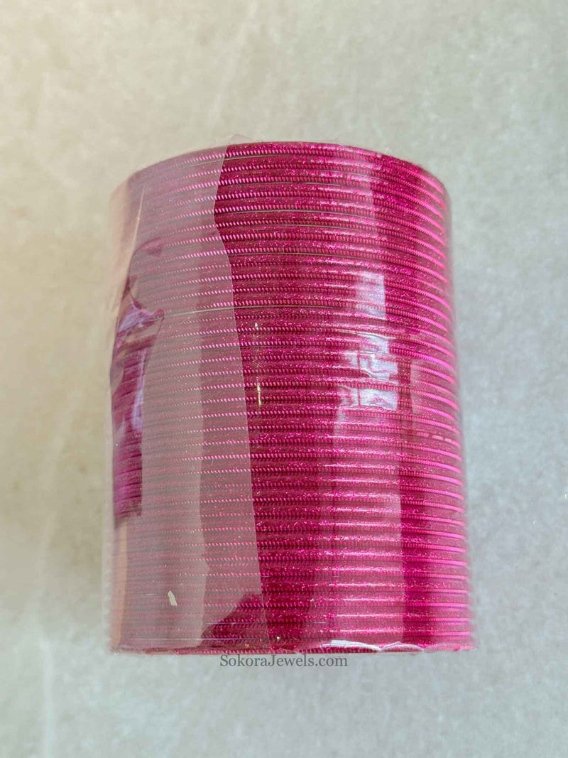 Clearance Dark Pink Bangles - SOKORA JEWELSClearance Dark Pink BanglesBANGLES