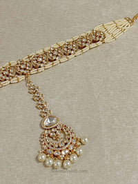Clearance: Jemima Gold Plated Kundan Set - SOKORA JEWELSClearance: Jemima Gold Plated Kundan Set