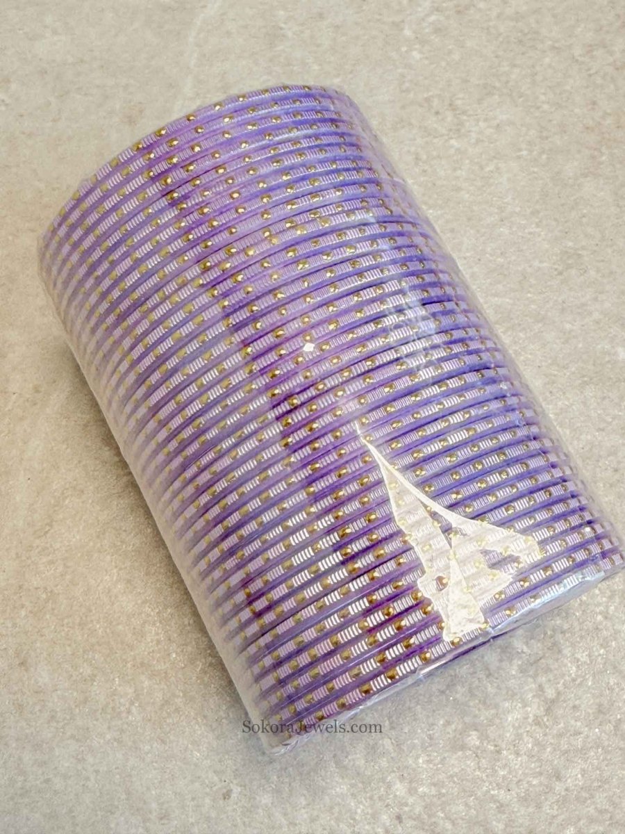 Clearance Light Purple Bangles - SOKORA JEWELSClearance Light Purple BanglesBANGLES