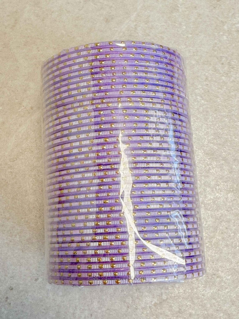 Clearance Light Purple Bangles - SOKORA JEWELSClearance Light Purple BanglesBANGLES
