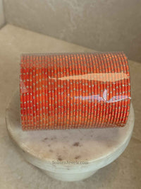 Clearance Orange Bangles - SOKORA JEWELSClearance Orange BanglesBANGLES