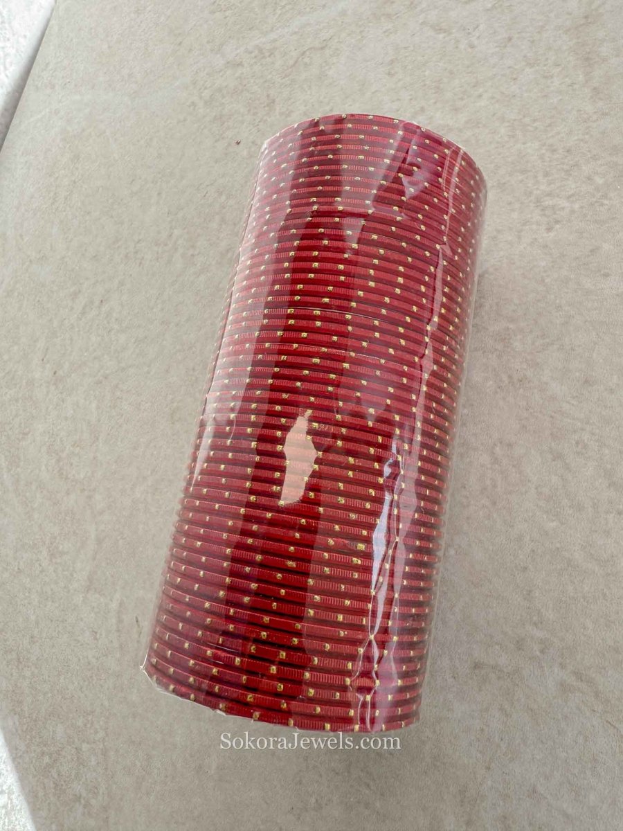 Clearance Red Bangles - SOKORA JEWELSClearance Red BanglesBANGLES