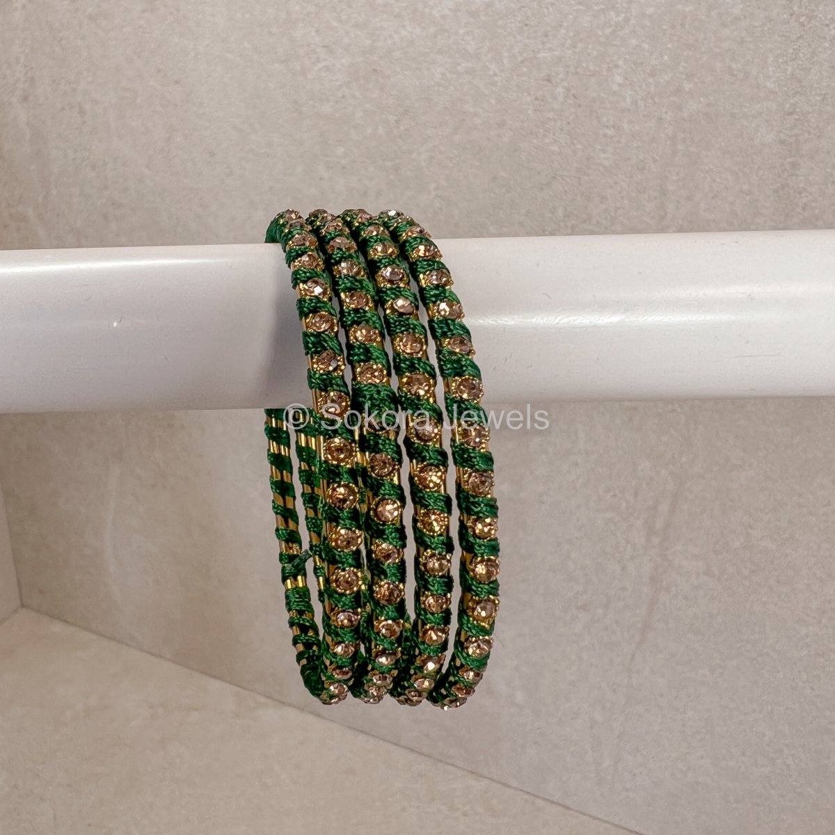 Coloured Thread Bangles - SOKORA JEWELSColoured Thread Bangles