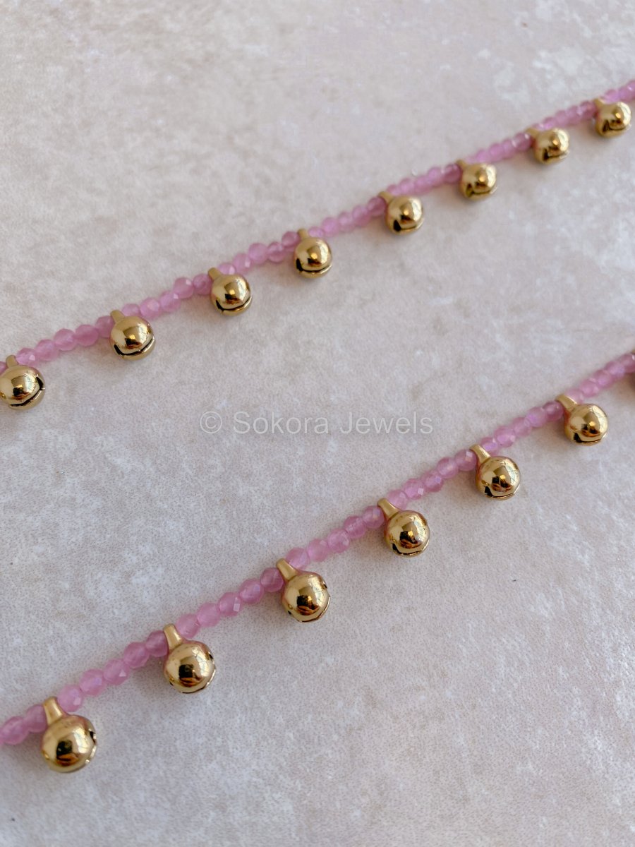 Colourful Bell Anklets - SOKORA JEWELSColourful Bell Anklets