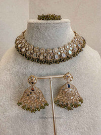 Colourful Mirrored Necklace sets - SOKORA JEWELSColourful Mirrored Necklace setsNECKLACE SETS