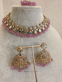 Colourful Mirrored Necklace sets - SOKORA JEWELSColourful Mirrored Necklace setsNECKLACE SETS