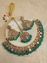 Colourful Mirrored Necklace sets - SOKORA JEWELSColourful Mirrored Necklace setsNECKLACE SETS