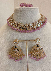 Colourful Mirrored Necklace sets - SOKORA JEWELSColourful Mirrored Necklace setsNECKLACE SETS