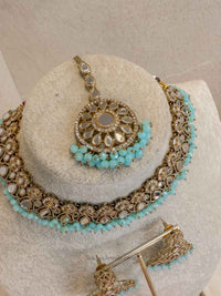 Colourful Mirrored Necklace sets - SOKORA JEWELSColourful Mirrored Necklace setsNECKLACE SETS