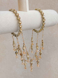 Connected Golden Droplet Bangle - SOKORA JEWELSConnected Golden Droplet BangleBANGLES