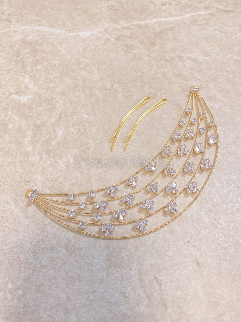 Crystal Detail Hair Bun Accessory - SOKORA JEWELSCrystal Detail Hair Bun Accessory