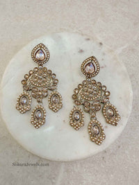 Crystal Droplet Earrings - SOKORA JEWELSCrystal Droplet Earrings