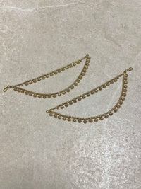 Crystal Earring chains - Champagne - SOKORA JEWELSCrystal Earring chains - ChampagneEARRINGS