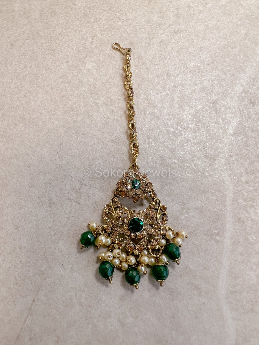 Crystal Tikka - Green - SOKORA JEWELSCrystal Tikka - Green