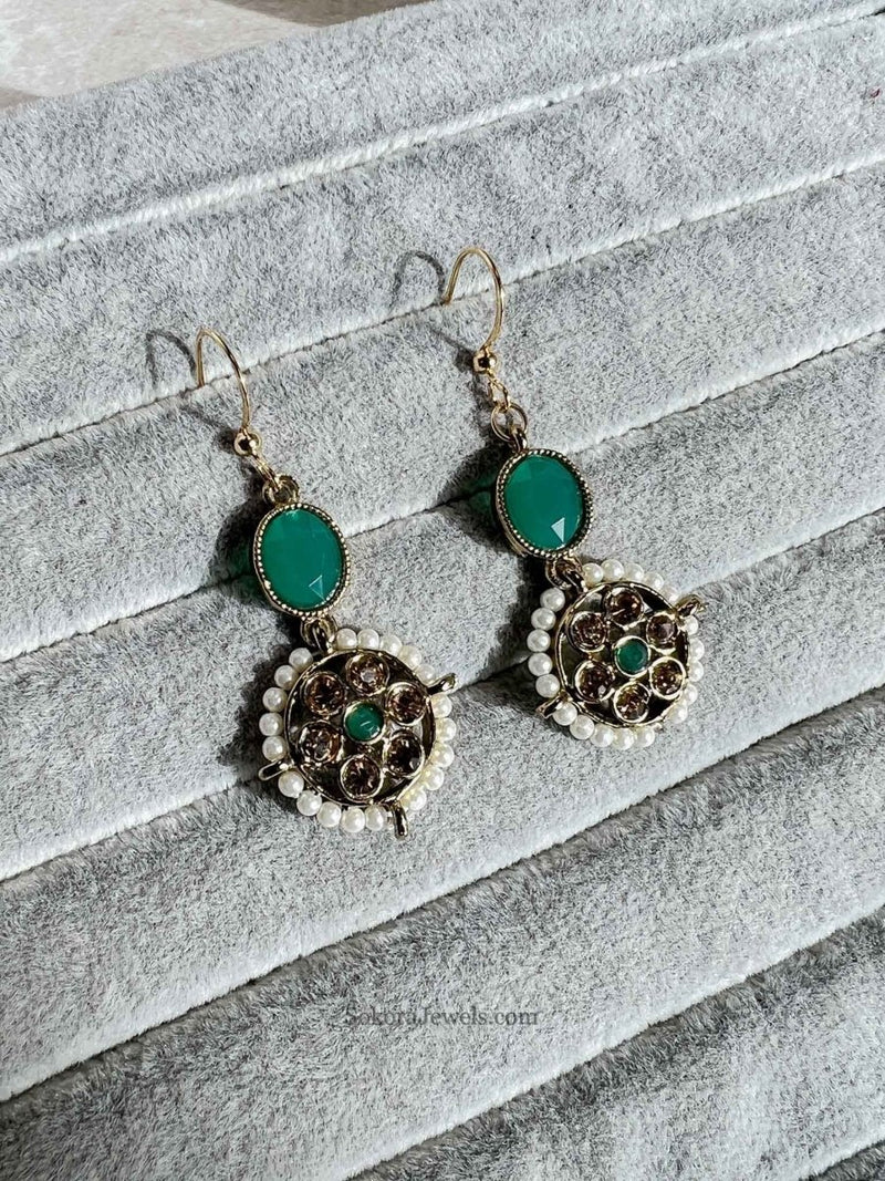 Dainty Drop Earrings - 4 Colour Options - SOKORA JEWELSDainty Drop Earrings - 4 Colour Options