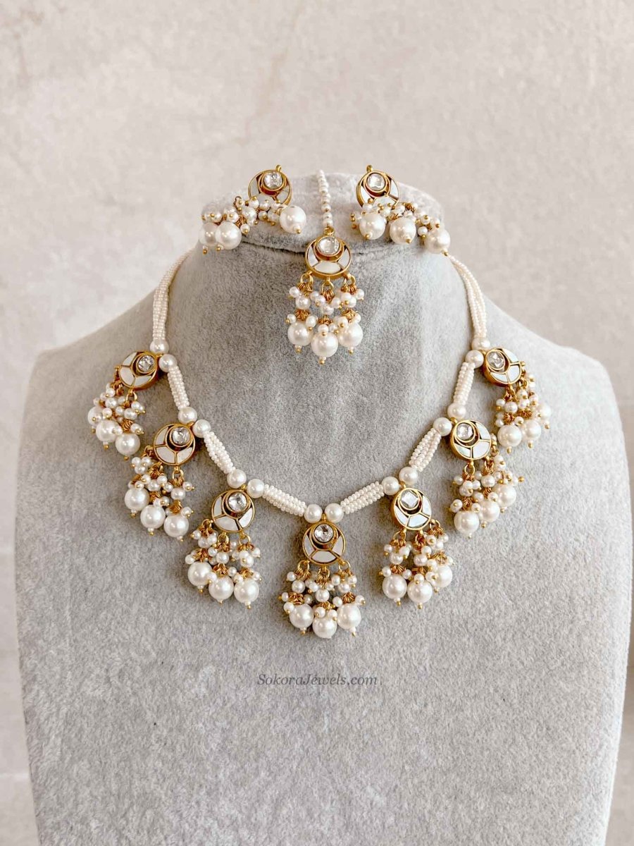 Dainty Mother of Pearl Set - SOKORA JEWELSDainty Mother of Pearl SetNECKLACE SETS