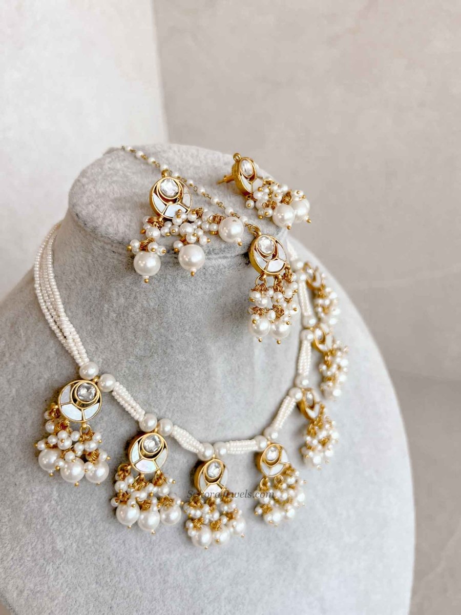 Dainty Mother of Pearl Set - SOKORA JEWELSDainty Mother of Pearl SetNECKLACE SETS