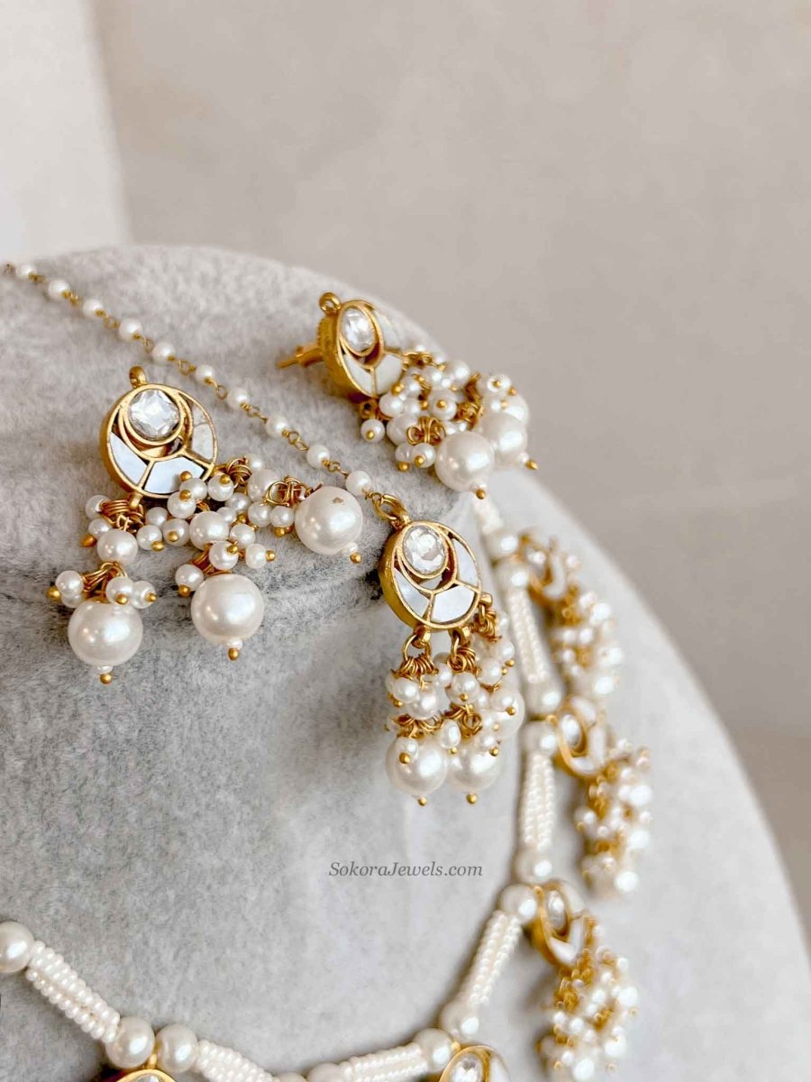Dainty Mother of Pearl Set - SOKORA JEWELSDainty Mother of Pearl SetNECKLACE SETS