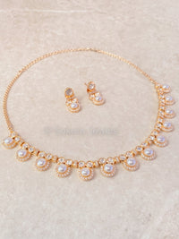 Dainty Small Pearl Detail Necklace Set - SOKORA JEWELSDainty Small Pearl Detail Necklace Set