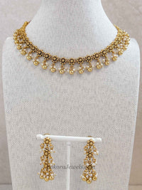 Daisy Floral Gold Plated Necklace & Earring Set - SOKORA JEWELSDaisy Floral Gold Plated Necklace & Earring Set