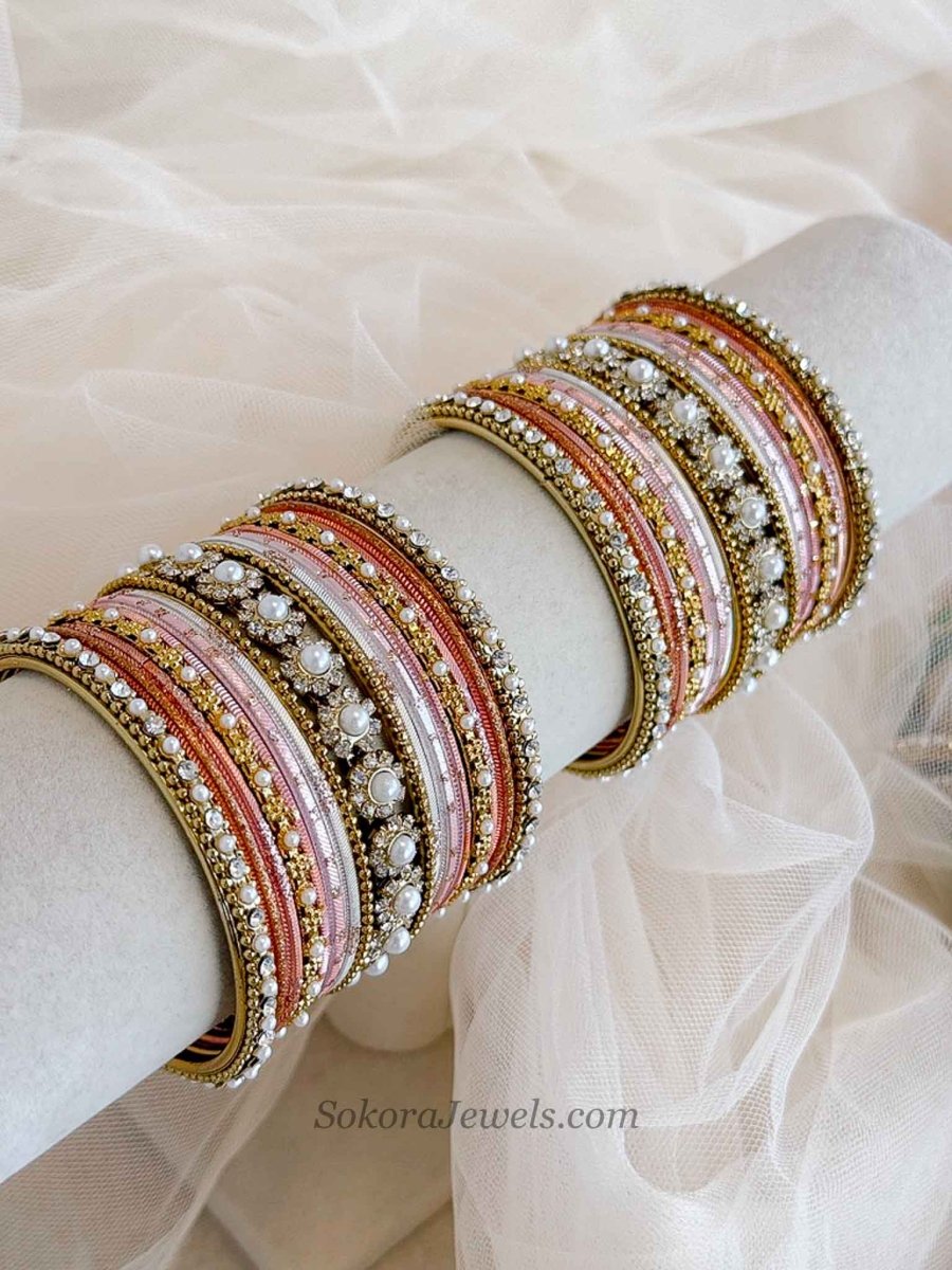 Daisy Soft Ombre Bangles Set - SOKORA JEWELSDaisy Soft Ombre Bangles SetBANGLES