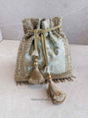 Damask Print Potli Bag - 7 Colour Options - SOKORA JEWELSDamask Print Potli Bag - 7 Colour Options
