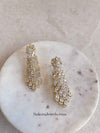 Diamante Droplet Earrings - SOKORA JEWELSDiamante Droplet Earrings