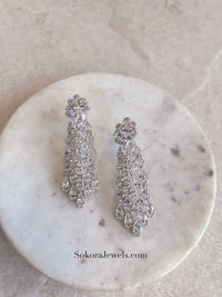 Diamante Droplet Earrings - SOKORA JEWELSDiamante Droplet Earrings